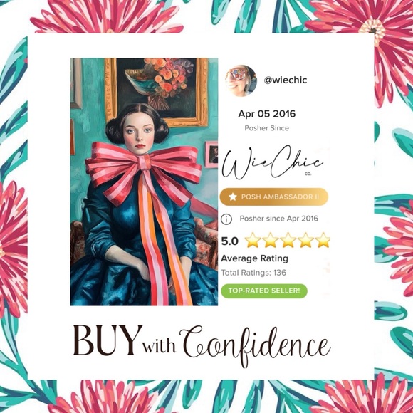 Rifle Paper Zipper Pouch, Teal Peacock - Picture 3 of 3